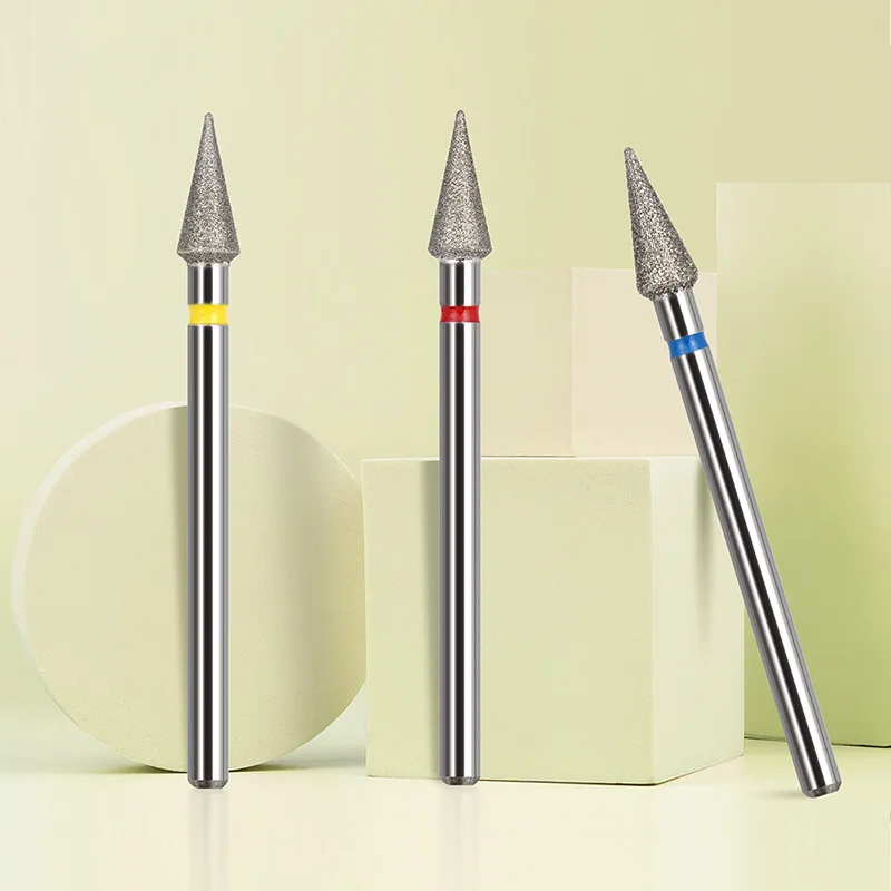 1Pcs Diamond Milling Cutter For Manicure Nail Drill Bit Accessory Pedicure Eletric Machine Nail Bit Flies Gel Remover Nail Tools