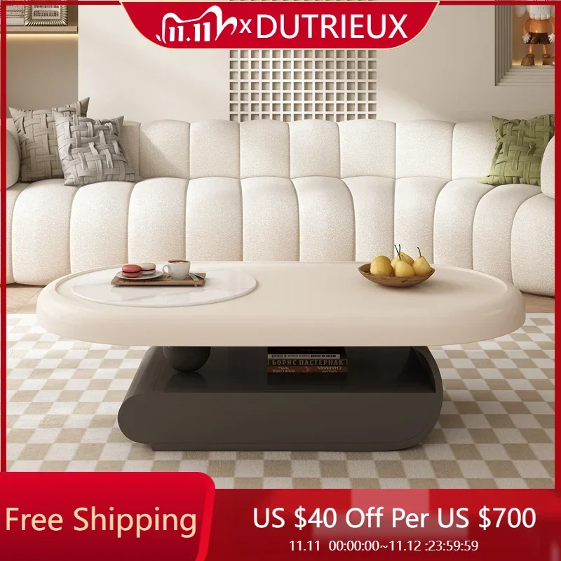 

Маленькие роскошные журнальные столики в скандинавском стиле для гостиной, овальные современные журнальные столики, обеденный завтрак, мебель для дома Tavolino Da Salotto