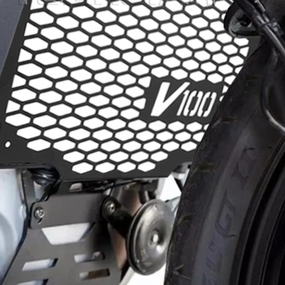 

For Moto Guzzi Stelvio 1000 Radiator Grille Guard Cover Protection Net Motorcycle Accessories V100 V 100 Stelvio 2024 2025 2026