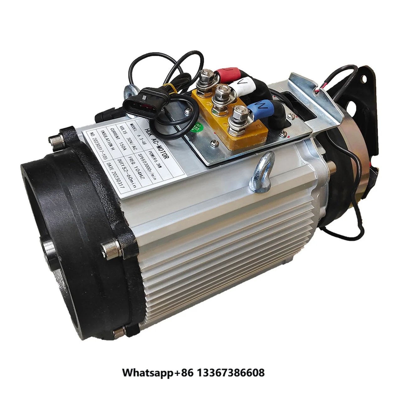 

High Efficiency Spare Part Conversion Kit 6.3-48 AC Motor for Cart Buggy Trolley Electric Vehicle