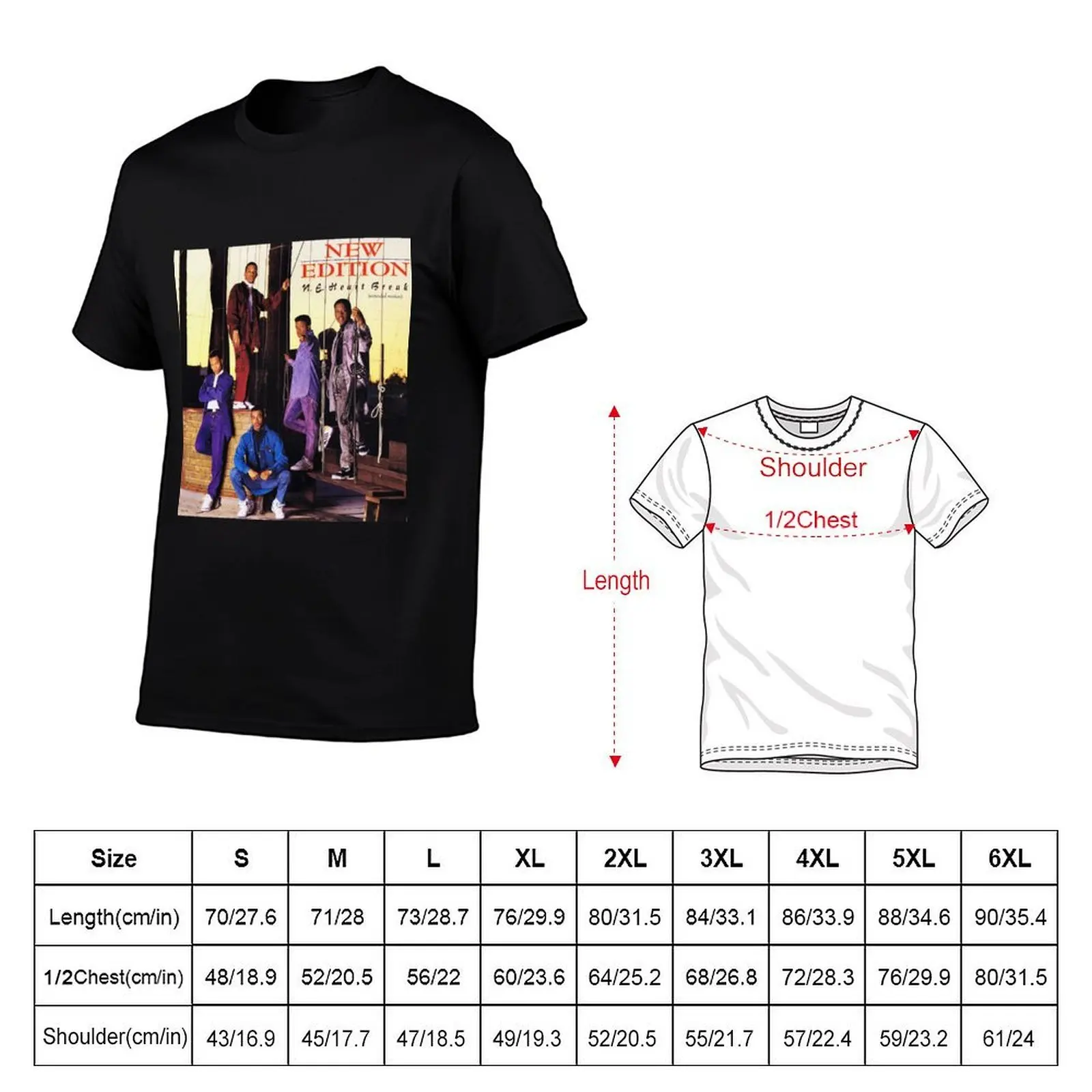 NE - Heartbreak line up T-Shirt topping sublime men workout shirt