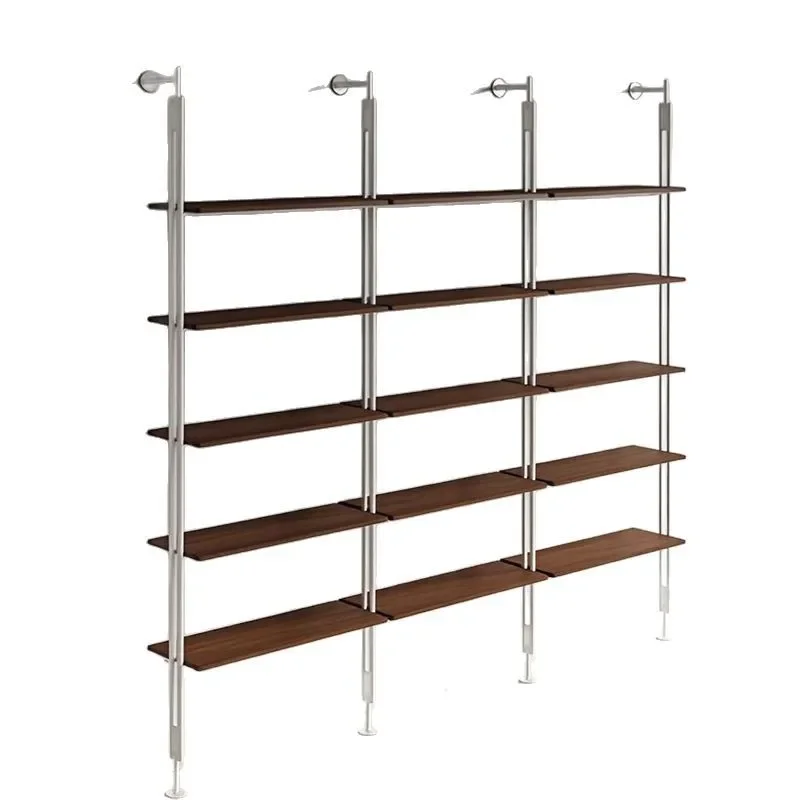 

Floor-to-ceiling bookcase Minimalist living room partition rack Full wall bookshelf Multi-layer storage rack