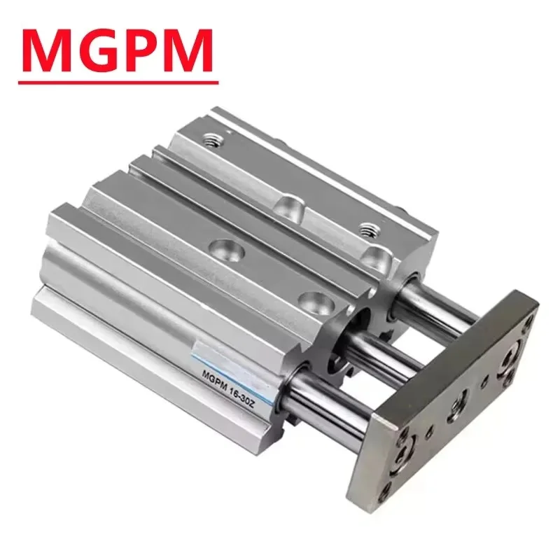 SMC Type MGPM Pneumatic Compact Guide Cylinder MGPM12 MGPM16 MGPM20 MGPM25 Stroke 10/20/30/40/50/75/100/125/150/200MM