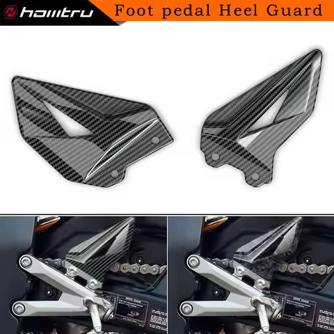 For Honda CBR1000RR CBR1000 RR 2008-2024 Motorcycle Foot Pedal Heel Guard Plates Decoration Carbon-look