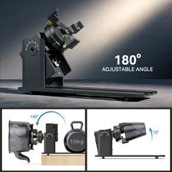 SCULPFUN RA Pro Max 4 in 1 Rotary Chuck for Laser Engraver Y-axis Multi-Function Rotary Roller Engraving Module with 180° Adjust