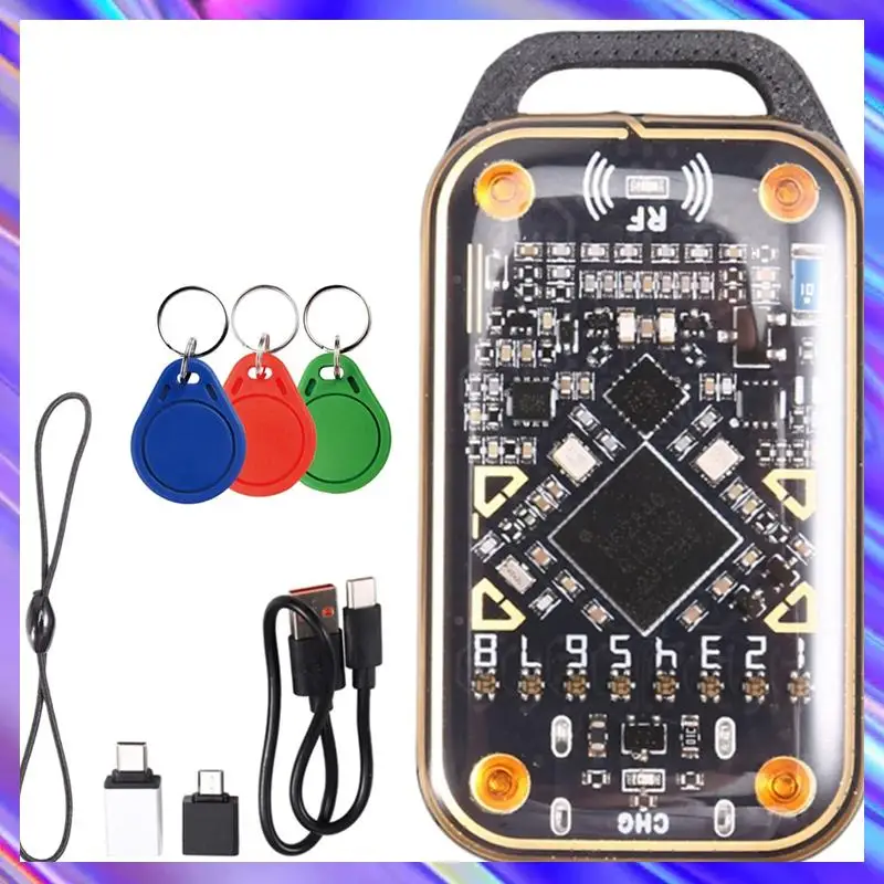 

A24U Chameleon Ultra Эмулятор смарт-карт + 3XCUID Брелок RFID Считыватель смарт-чипов 125K 13,56 МГц Дубликатор декодирования карт