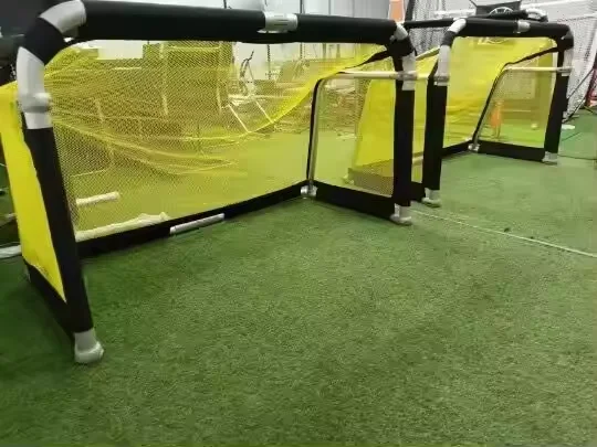 Mini portería de fútbol de entrenamiento plegable portátil y portería de fútbol de entrenamiento para niños