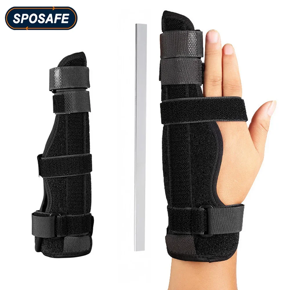 1Pcs Finger Splint Hand Brace Pinky for Boxer Fractures, Broken Ring Little Finger Cast Trigger Finger Immobilizer Straightener