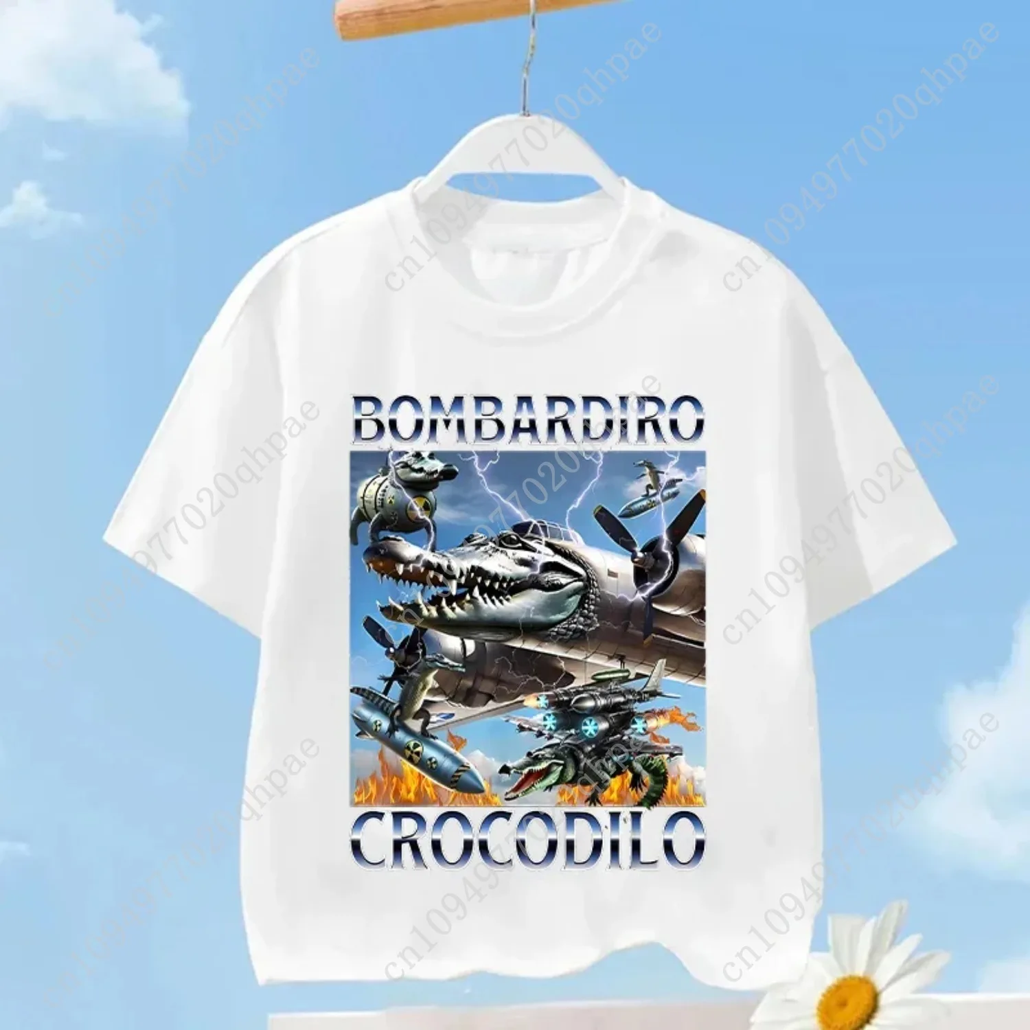 Tralalero Tralala enfants تي شيرت Tingtung Sahur Brainrot تي شيرتات الانمي garçon fille dwe à manches Courtes couverture en coton #5