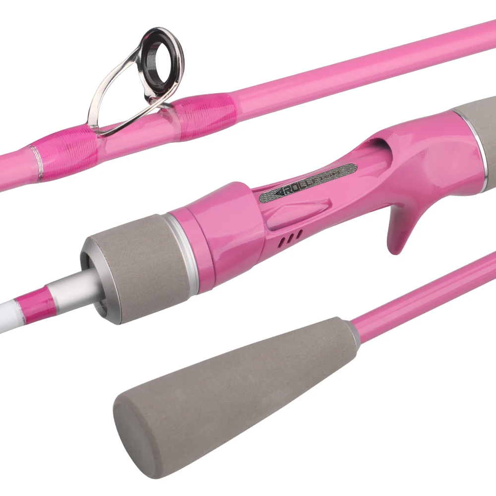 ROLLFISH 1,55m Kohlefaser-Titan-Spitze Oktopus-Tintenfisch-Angelrute - Action 7:3 für Boot-Slow-Jigging im Salzwasser & Leichtgewicht – Detail 4
