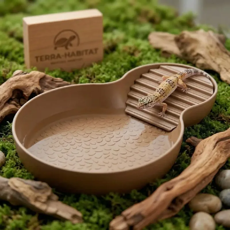 حوض استحمام للزواحف ذو فتحة وا - مراجعة Water Dish Reptile وسعره