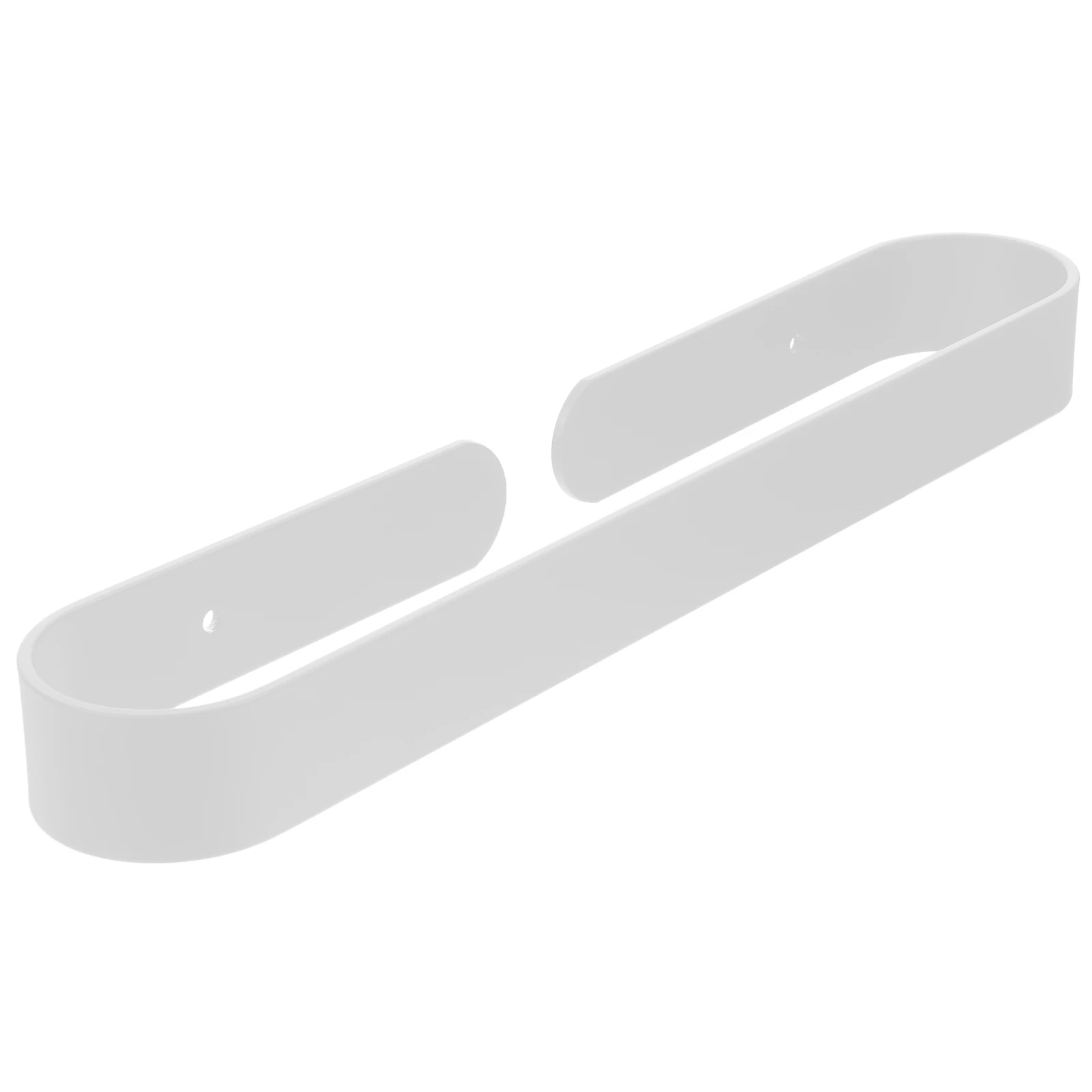 

Nail Free Towel Rack 30cm Black Wall Mounted Bathroom Kitchen Hand Towel Drying Holder No Drill Paper Organizer