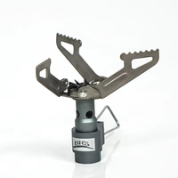 Outdoor Gas Stove Mini Titanium Camping Gas Burner 25g Ultralight Stove Survival Furnace Pocket Picnic Gas Cooker BRS-3000T