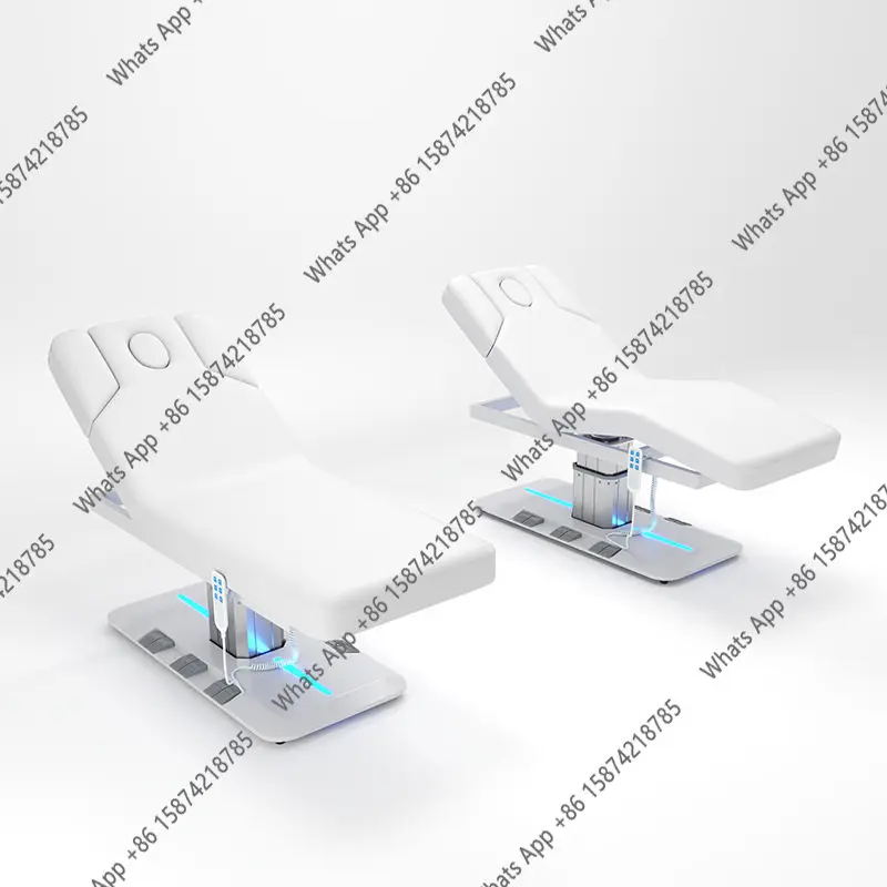 

Электрическая косметологическая кушетка, специальная высококачественная медицинская кушетка для салонов красоты, с функцией подъема и регулировки, микро-рельсовая кушетка.