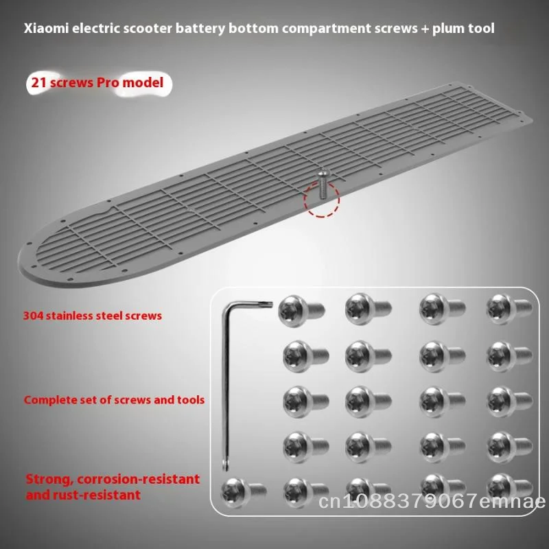 

【xxx】 Bottom Battery Cover Screws For M365 Pro Electric Scooter Screws With Stainless Steel Installation Wrench Repair Parts