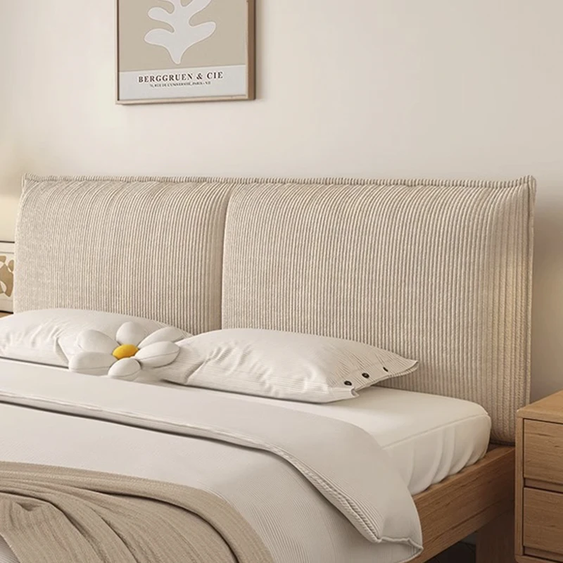 

Home Corduroy Bedhead Pillow Cushion Bedroom Sofa Tatami Soft-Packed Pillow Lumbar Support Washable Backrest Anti-Collision 이불