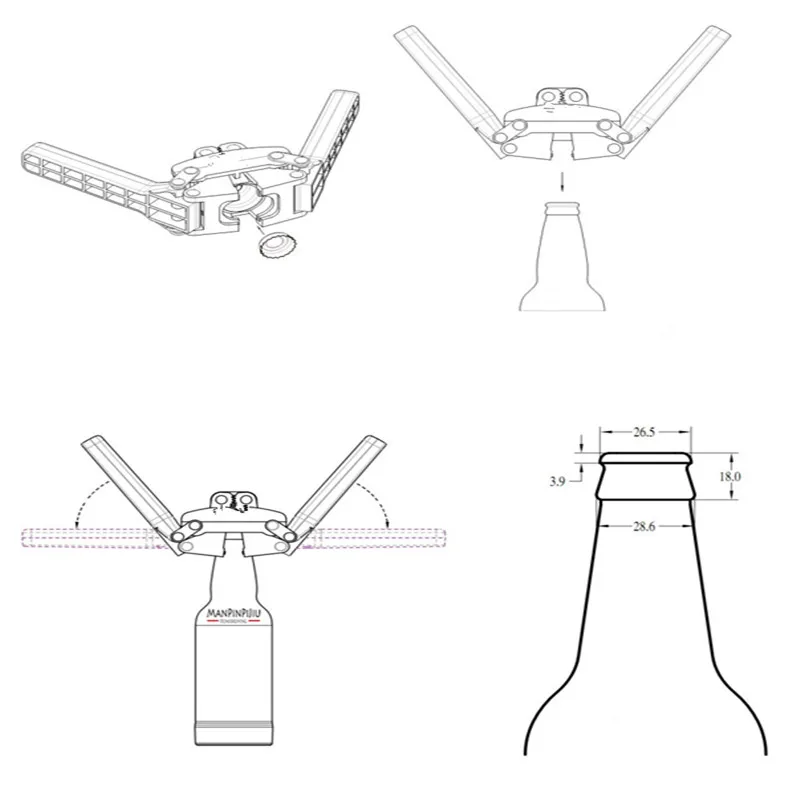 Gratis Pengiriman Manual Plastik Botol Capper, Homebrew Capper
