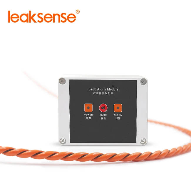 Water leak detect controller with 3 meters water sensing cable and leader wire