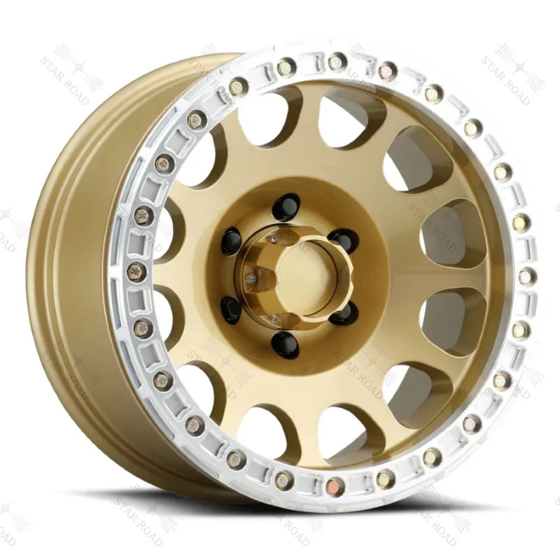 

RCSR Customized Wheels Beadlock 15 16 17 18 5x139.7 6x139.7 Offroad Wheel Rim For Suv Off Road Rims Aviation Aluminum Alloy