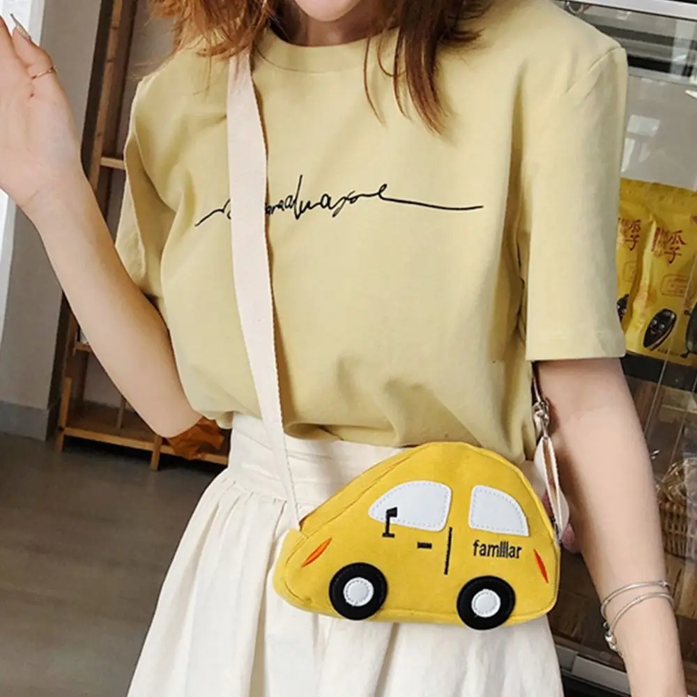 어린이 귀여운 대각선 어깨 가방 크로스 바디 가방 만화 자동차 가방 학교 가방 배낭