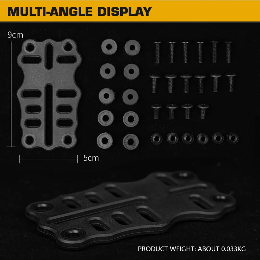 Modular Holster Adapter Base For Hunting Air Soft Mag Holsters Accessory G-code Rti Soc/os/xst Qls Platform images - 6