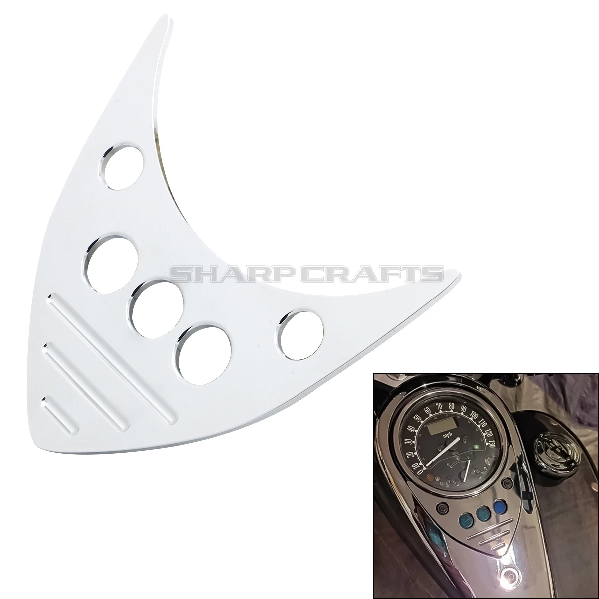 Para kawasaki vulcan 900 personalizado clássico lt vn vn900 todos os anos acessórios da motocicleta cnc painel placa capa decoração