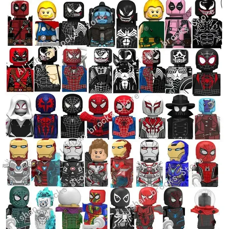 KT blocks 1004 1010 1016 1025 1026 1027 1028 1031 Marvel SpiderMan  hero toy    toys minifigures  building block