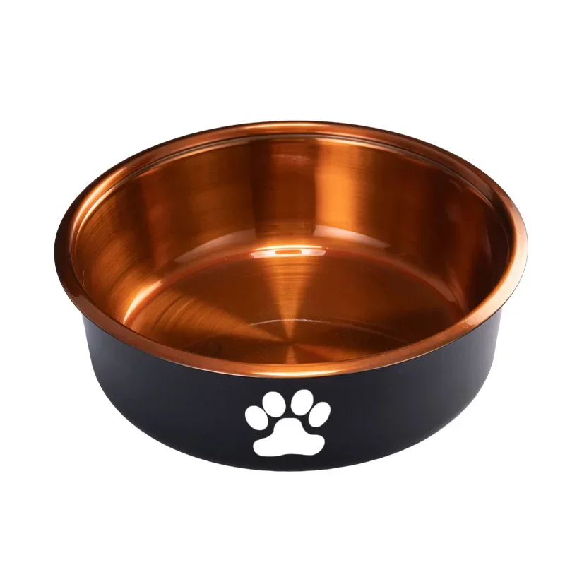 

Stainless Steel Dog Food Bowls Non Slip Rubber Base Cat Water Pet Bowls for Small Medium Large Dogs Cats Pet Feeder Supplies