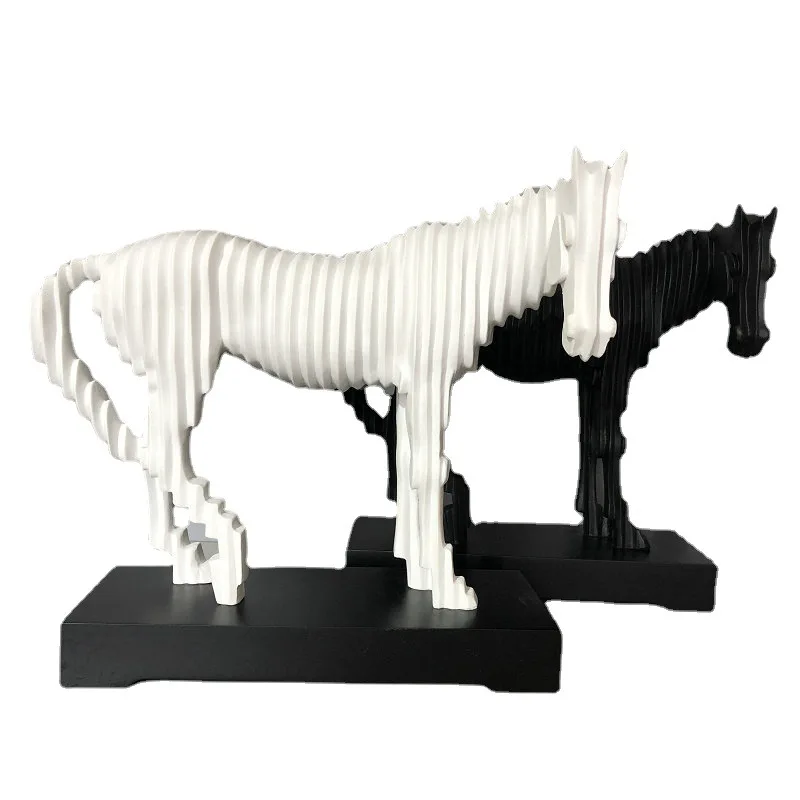 

Resin Crafts Creative Cartoon Horse Decoration Home Decoration