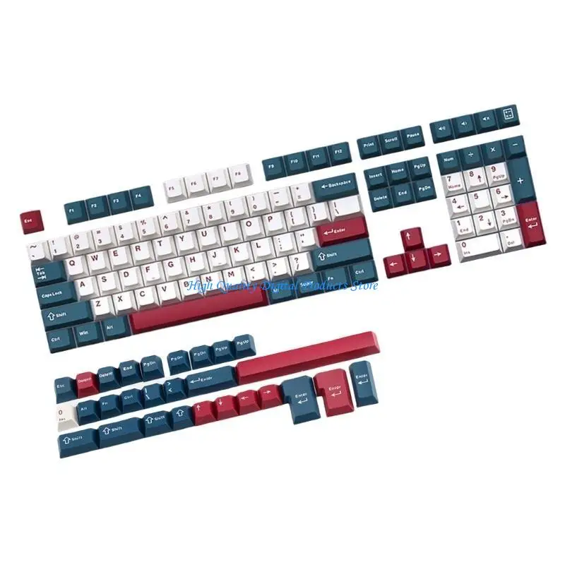 U2je 136 Mech Soldier PBT Double Shot Keycap Original Profile voor mechanische toetsenborden