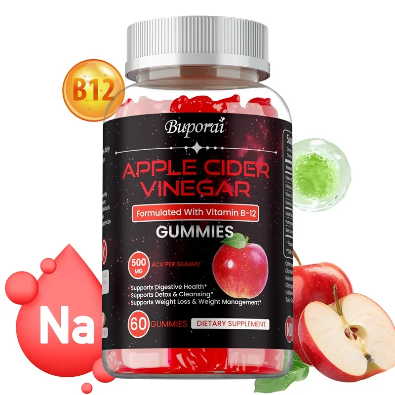 

Apple Cider Vinegar Gummies - Capsules Fat Burning Appetite Suppressant Healthy Weight Loss, Cleanse, Vitamin Supplement