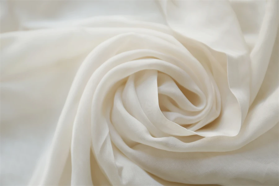 factory Wholesale 3M silk dress scarf Chiffon pink white lined scarf fabric 140 width wedding dress Natural healthy silk