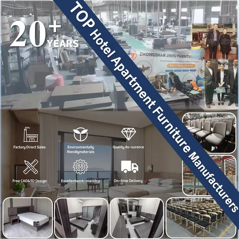 Hotel Furniture Bed Design Quick Boutique Guest Room Apartment Homestay Double Standard Room Big Bed Hotel Set Customization