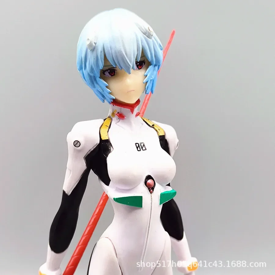 Figuras de acción de 23cm de Anime EVA Ayanami Rei, modelo de PVC, estatua, juguetes, muñeca, decoración de escritorio, regalos de colección