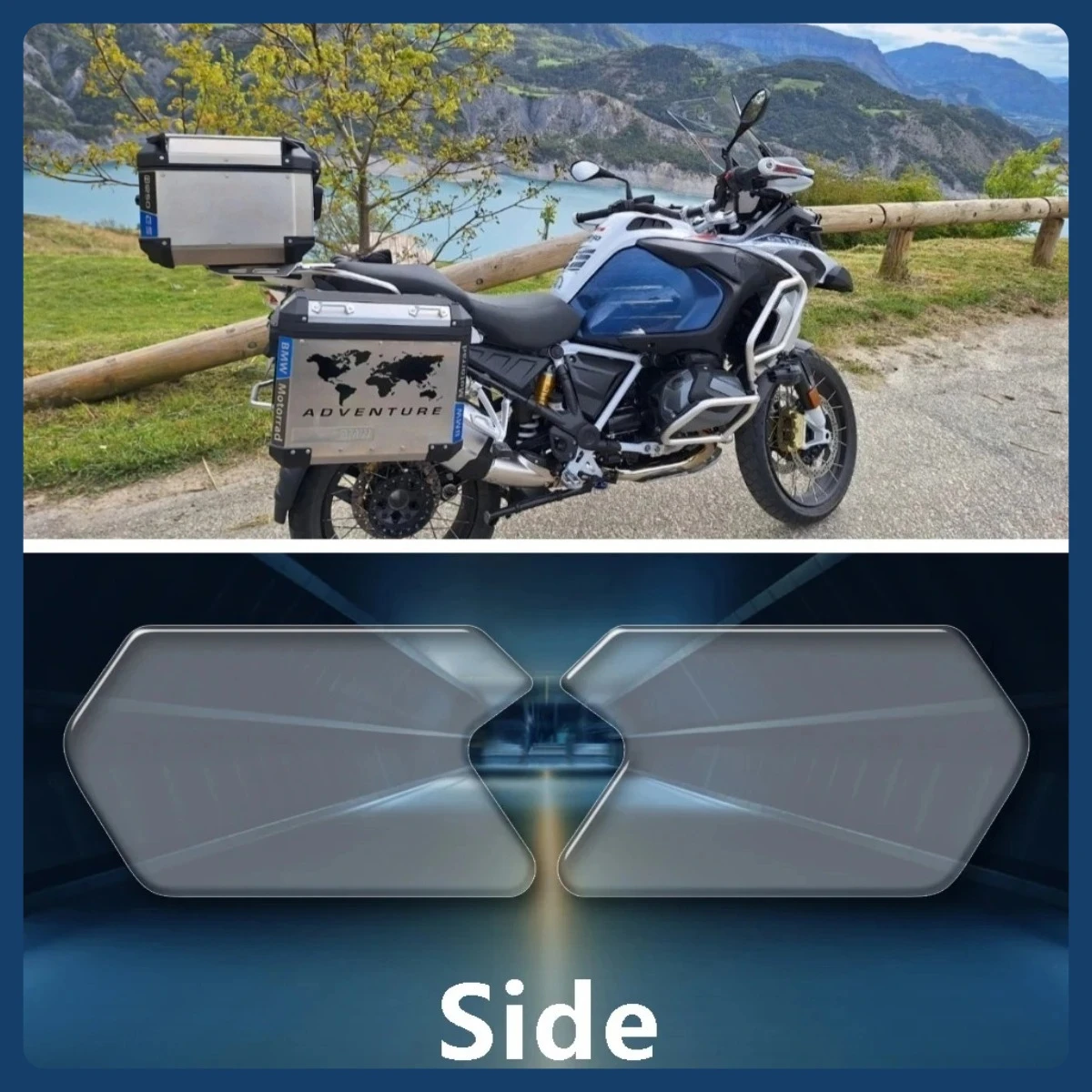 

Для BMW R1200GS R1250GS Adventure 2014-2023 прозрачные защитные наклейки на бак для мотоцикла