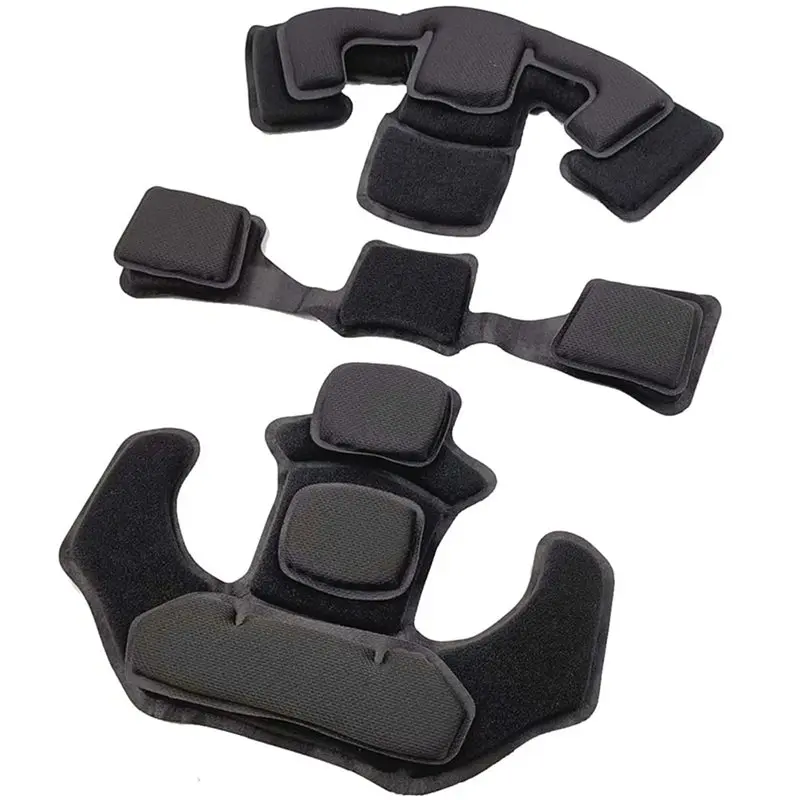 For ACH MICH Team Wendy FMA EXF Compatible Protective Helmet Padding Kit Memory Foam Mat Replacement Pads