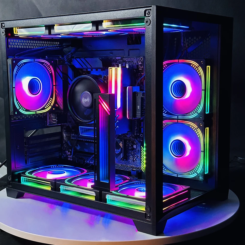 مبرد حوض حراري من الألومنيوم RGB Nvme مع وسادة سيليكون حرارية ، كمبيوتر متزامن ARGB ، M.2 SSD ، 5 فولت ، sm2.ssd ، M2 ، PC ، M2.SSD