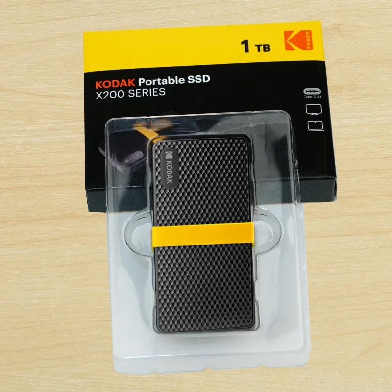 Imagem -06 - Kodak-ssd Externo Mini Disco Rígido Portátil 128gb X200 Ssd Externo Usb 3.1 hd Externo Pssd para Ps4 pc Mac tv Smartphone