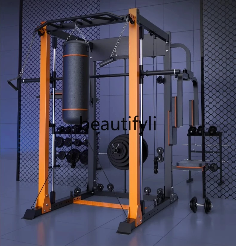 

Smith Machine Home, Gantry Multifunctional Comprehensive Trainer, Squat Rack Commercial Set