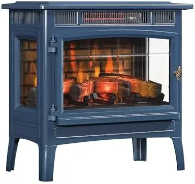 

Электрический камин Duraflame с 3D-эффектом пламени, цвет синий, обогревает до 1000 кв. футов