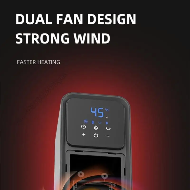 220 فولت تسخين سريع 2200W سخان متذبذب دافئ دافئ مكتب السخان العمودي الداخلي غرفة نوم داخلي 4xfb