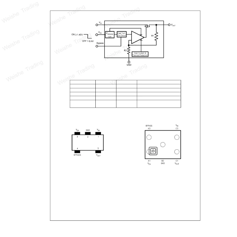 LP3985IM5X-2.5/NOPB IC REG LDO 2.5V 0.15A SOT23-5 Silk screen LCSB