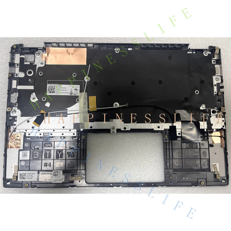 Y... New Palmrest Upper Case US Intl Keyboard For Dell Latitude 13 3301 E3301 0GFRDT