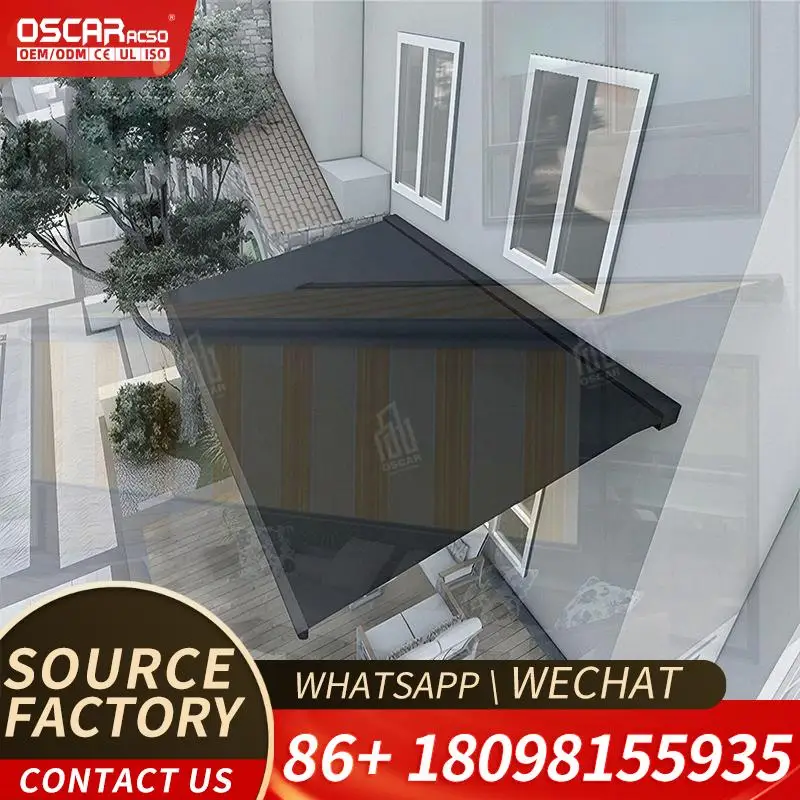 HighPerformance Motorized Retractable Aluminum Awning System for Garden Office Outdoor Spaces Retractable Awning
