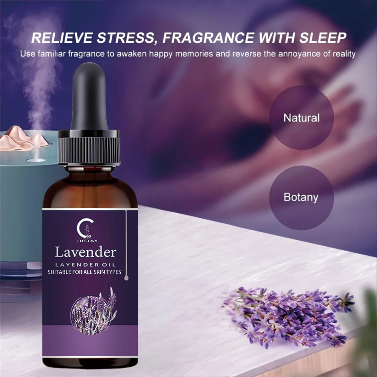 5ML/15ML/30ML/50ML/2022 último aceite esencial de lavanda aromaterapia ayuda a dormir cuidado de la piel-aceite para controlar la piel limpia pecas y blancos