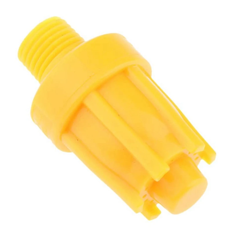 2 Pcs Air Blowing Nozzle 1/4 Inch Male Thread Fan Nozzle Wind Jet Spray Nozzle 3 Hole Flat And Round Shape Nozzle