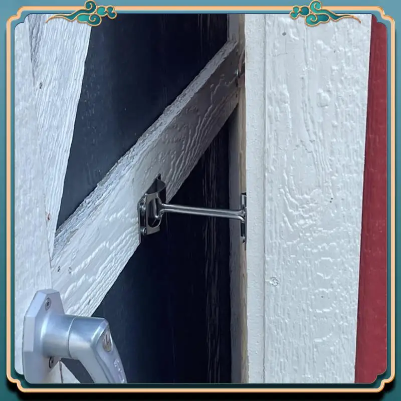 

Дверной держатель L39A-RV, обновленная бесшумная дверная защелка прицепа, металлическая защелка дверного держателя фургона, дверной держатель Т-образного типа