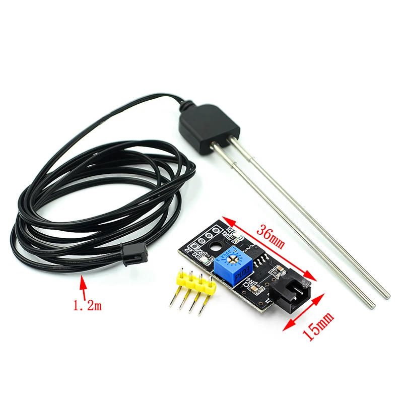 Módulo capacitivo de Sensor de humedad del suelo/módulo de Control de relé de pantalla Digital de humedad del suelo riego automático para Arduino