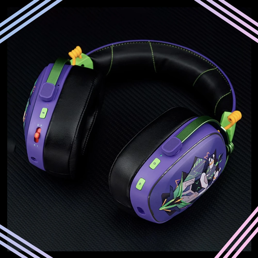 VALKYRIE  VK S1 Gaming Headphones 3-Mode Bluetooth Wireless HiFi 50mm Large Dynamic Low Latency Esports Chip Earphones Custom 14