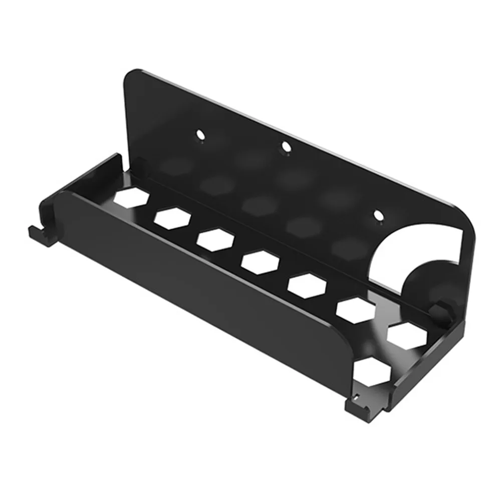 Console Wall Mount Shelf for OLED Solid Heavy Duty Bracket with Heat Dissipation Holes Modern Gaming